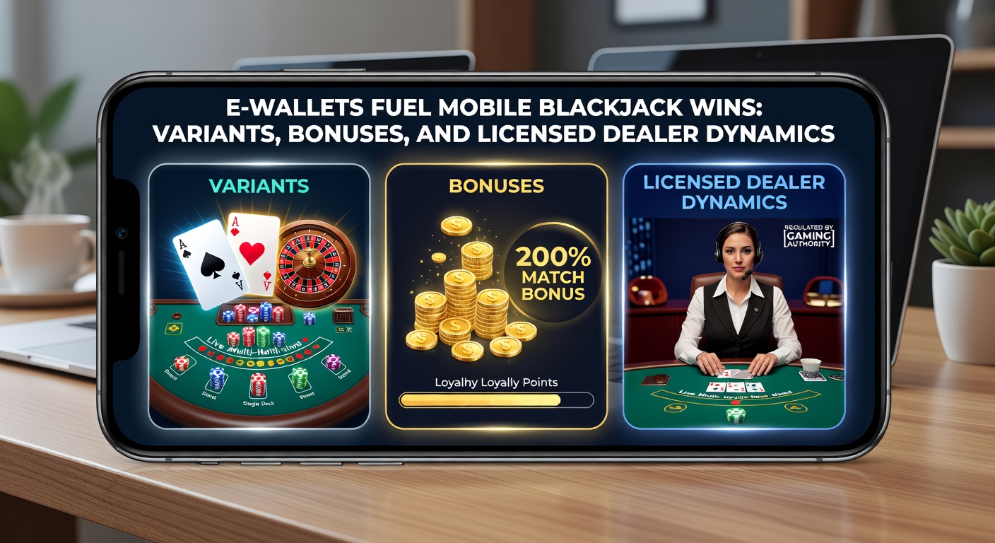 E-wallet transaction screen alongside blackjack bonus offer popup on a tablet device