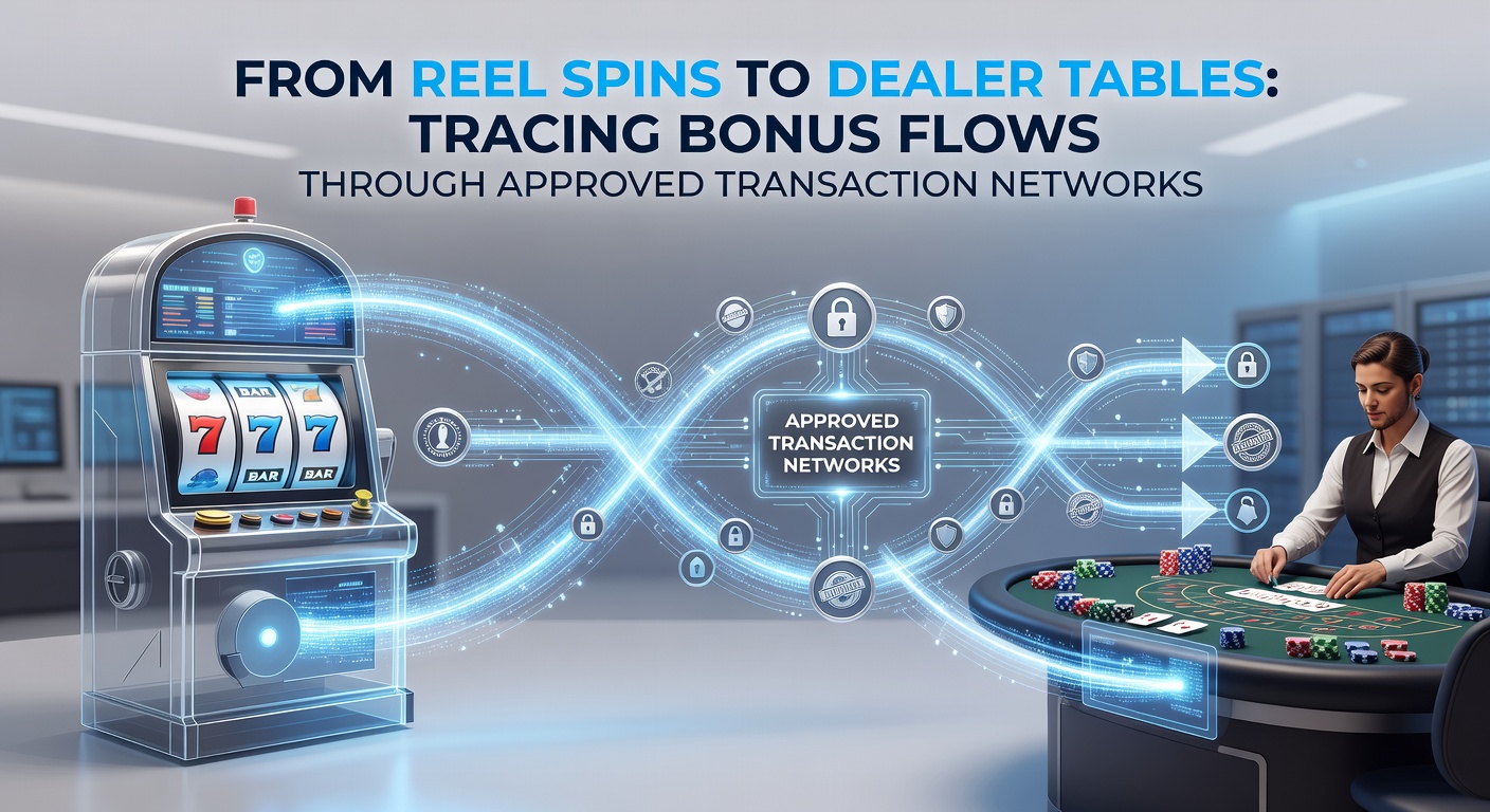 Approved transaction networks linking slot bonuses to live dealer play