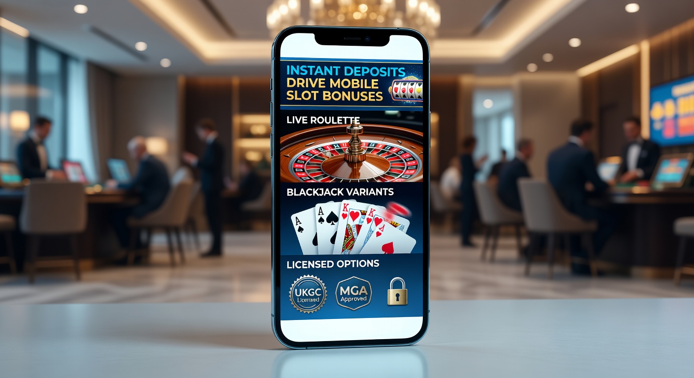 Live dealer roulette wheel spinning on a mobile device, with blackjack variant table and bonus meter visible in the background
