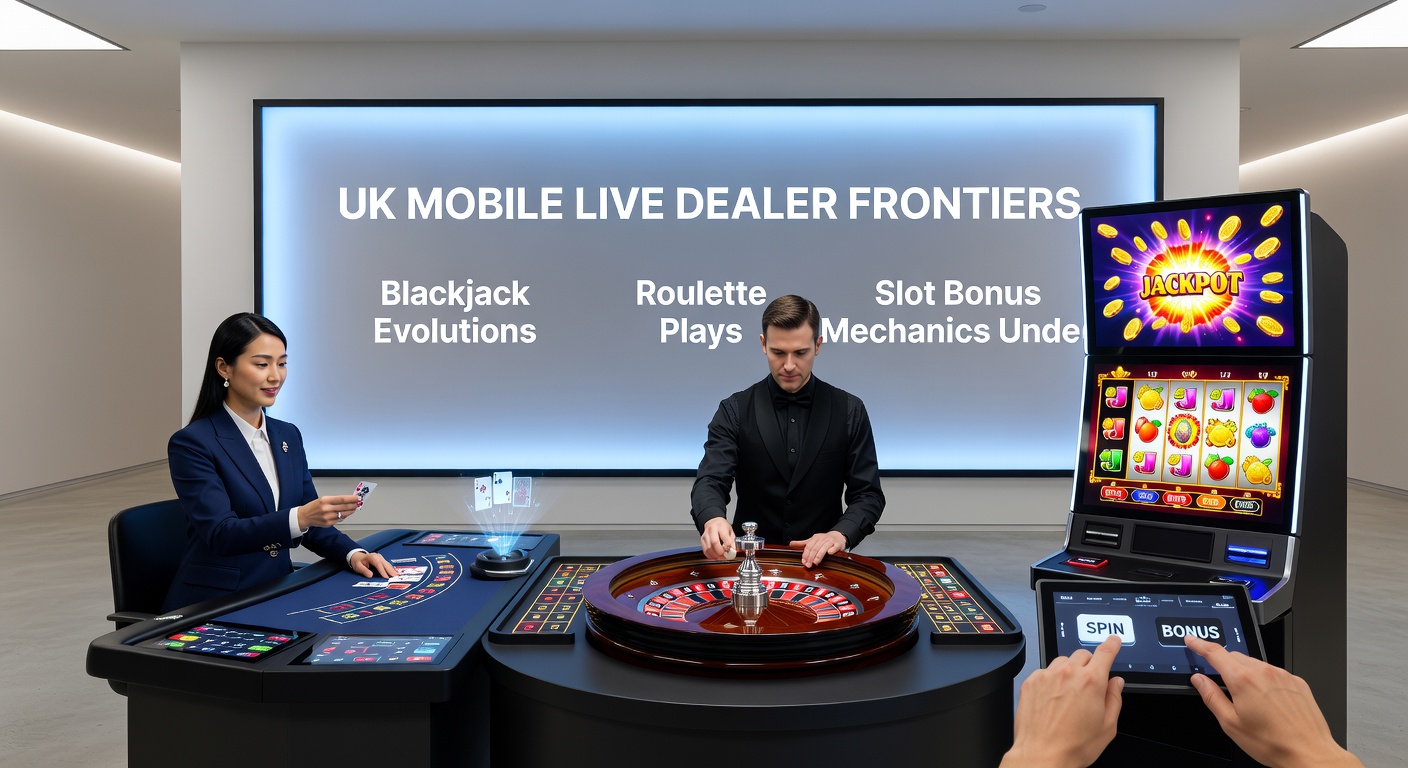 Live roulette wheel spinning on mobile screen with lightning multipliers glowing, surrounded by UK casino bonus icons
