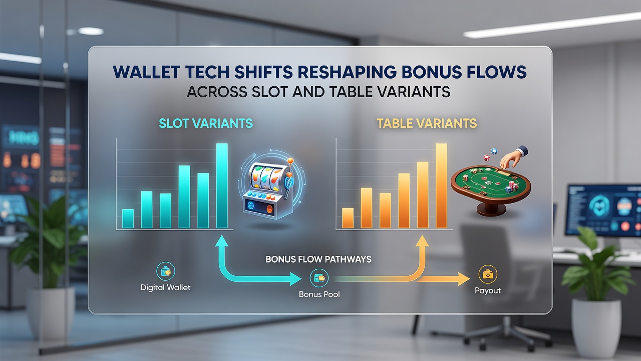 Live casino floor with players using mobile wallets to claim bonuses on slot terminals and blackjack tables simultaneously